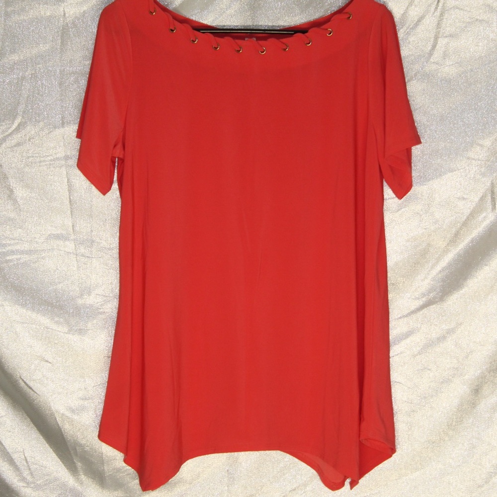 Coral Blouse